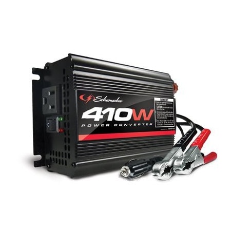 Schumacher Electric POWER INVERTR 400 WATT W/BATTRY CLAMPS & SCHXI-41B